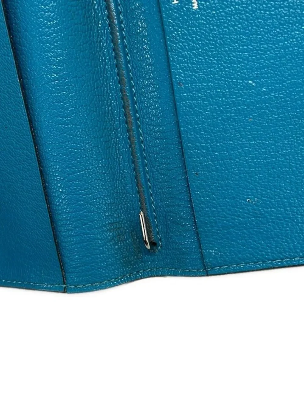 HERMES Vision Blue Paon Chevre Square O Agenda